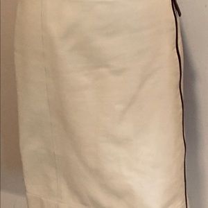 PRADA Women White Leather Miniskirt